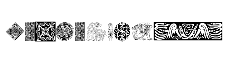 Celtic Patterns  Free Fonts Download