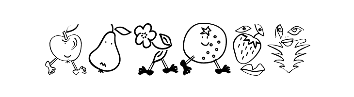 MouseFruitFaces  Free Fonts Download