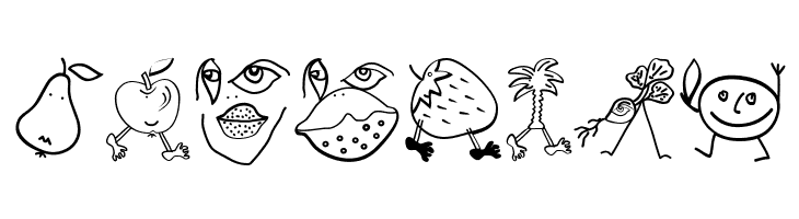 MouseFruitFaces  Free Fonts Download