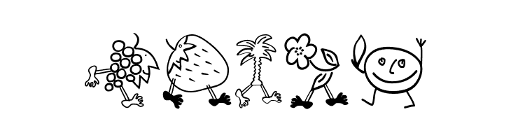 MouseFruitFaces  Free Fonts Download