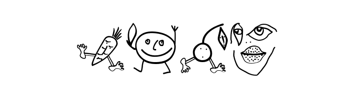 MouseFruitFaces  Free Fonts Download