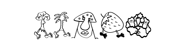 MouseFruitFaces  Free Fonts Download