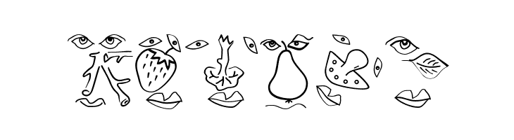 MouseFruitFaces  Free Fonts Download