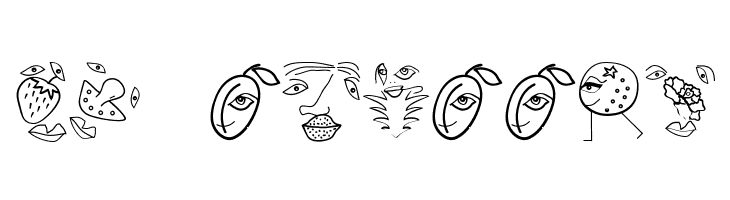 MouseFruitFaces  Free Fonts Download