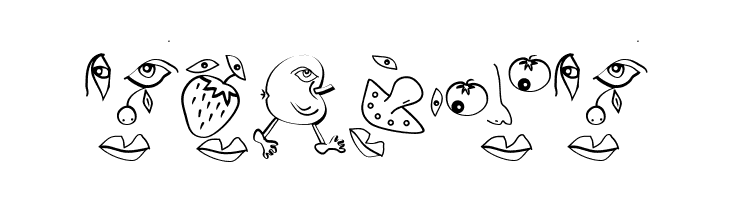 MouseFruitFaces  Free Fonts Download