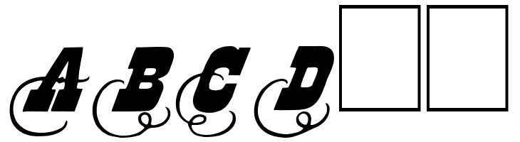 Dodge City Initials  Free Fonts Download