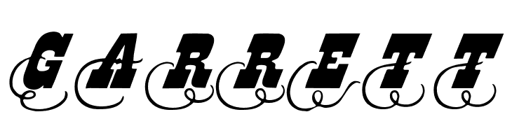 Dodge City Initials  Free Fonts Download