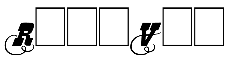 Dodge City Initials  Free Fonts Download