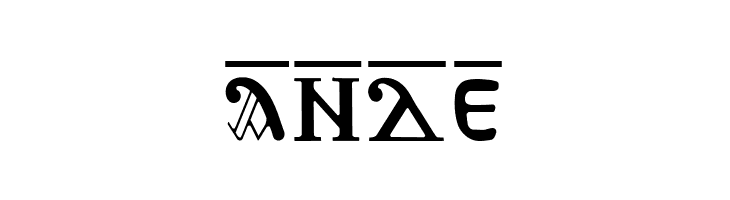 AntoniousOL OverLine  Free Fonts Download
