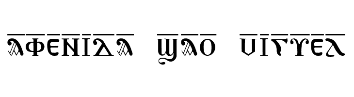 AntoniousOL OverLine  Free Fonts Download