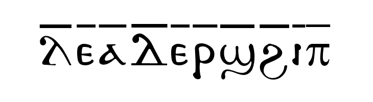 AntoniousOL OverLine  Free Fonts Download