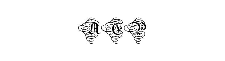 AristokratZierbuchstaben  Free Fonts Download