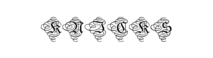 AristokratZierbuchstaben  Free Fonts Download