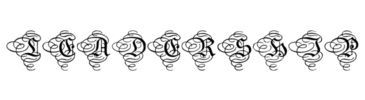 AristokratZierbuchstaben  Free Fonts Download