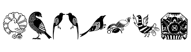 BirdSymbols  Free Fonts Download