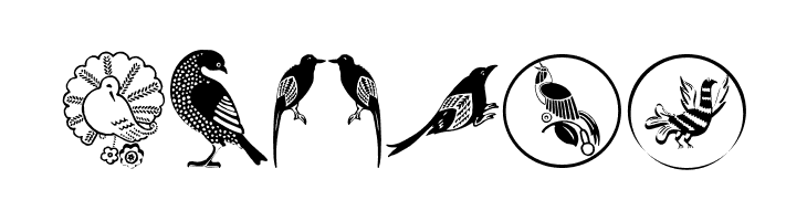 BirdSymbols  Free Fonts Download