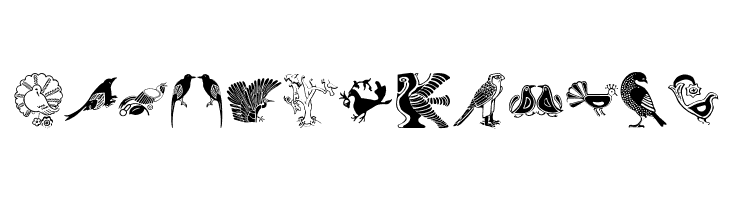 BirdSymbols  Free Fonts Download