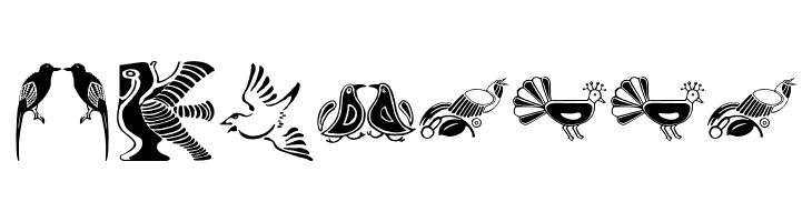 BirdSymbols  Free Fonts Download