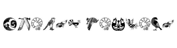 BirdSymbols  Free Fonts Download