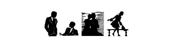 SilhouettenPeople  Free Fonts Download