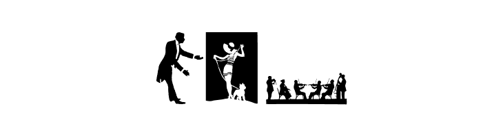 SilhouettenPeople  Free Fonts Download