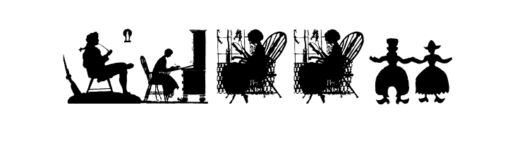 SilhouettenPeople  Free Fonts Download