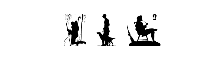 SilhouettenPeople  Free Fonts Download