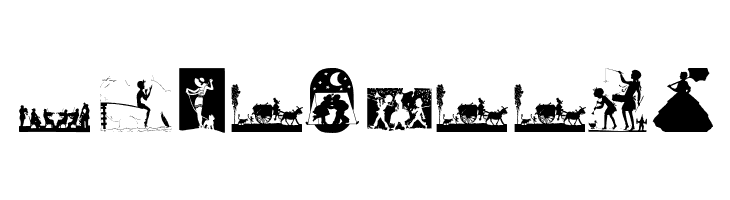 SilhouettenPeople  Free Fonts Download