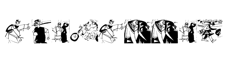 PabloInTownA  Free Fonts Download