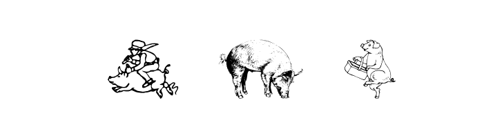 Ein Schwein  Free Fonts Download