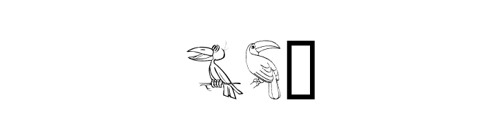 BirdArt  Free Fonts Download