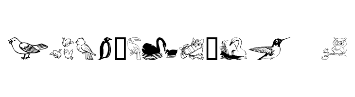 BirdArt  Free Fonts Download