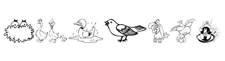 BirdArt  Free Fonts Download