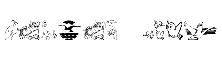 BirdArt  Free Fonts Download