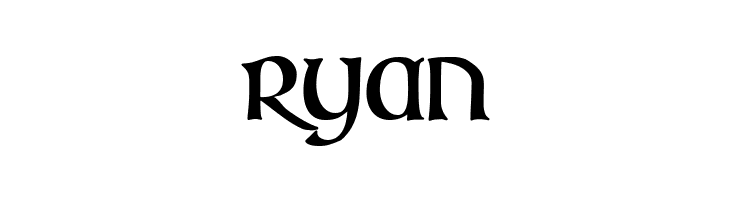 Ryan IrishUncialfabeta-Bold Font