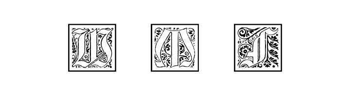 KaiserRotbartTwoCaps  Free Fonts Download