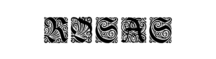 Ehmcke-Fraktur Initialen  Free Fonts Download