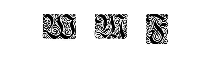 Ehmcke-Fraktur Initialen  Free Fonts Download