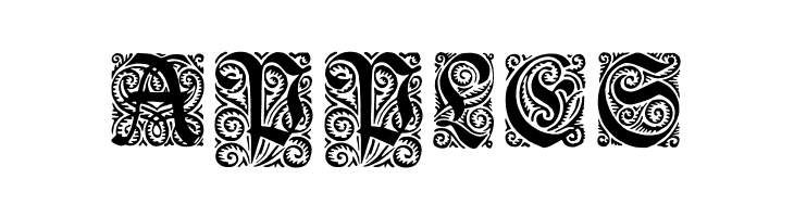 Ehmcke-Fraktur Initialen  Free Fonts Download