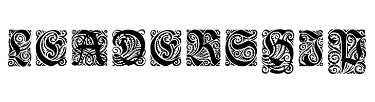 Ehmcke-Fraktur Initialen  Free Fonts Download