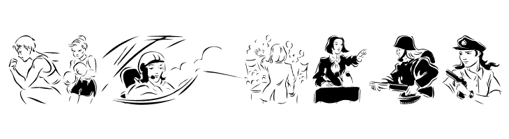 PowerWoman  Free Fonts Download