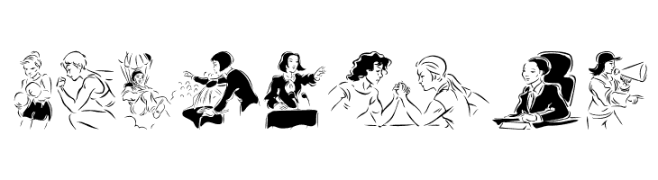 PowerWoman  Free Fonts Download