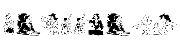 PowerWoman  Free Fonts Download