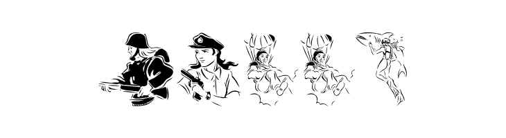 PowerWoman  Free Fonts Download