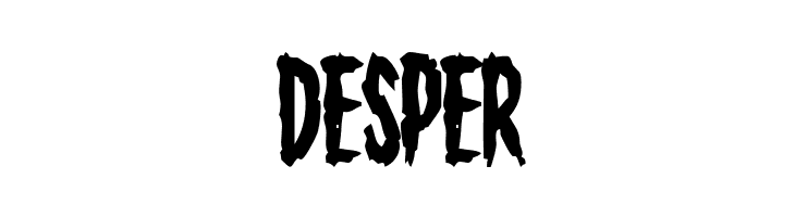 DESPER Deathknell Font