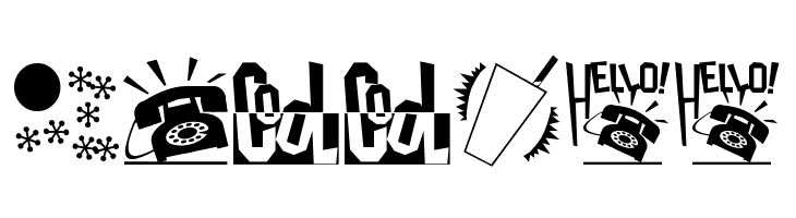 Nifty 50's Icons 2 JL  Free Fonts Download