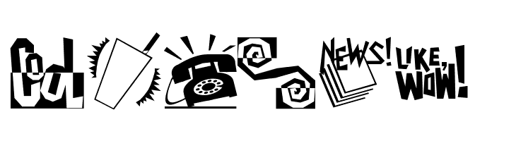 Nifty 50's Icons 2 JL  Free Fonts Download