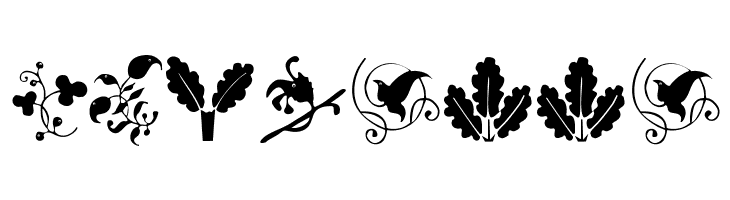 BirdsNPlants  Free Fonts Download