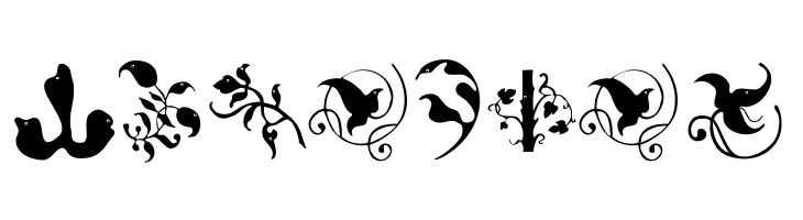 BirdsNPlants  Free Fonts Download