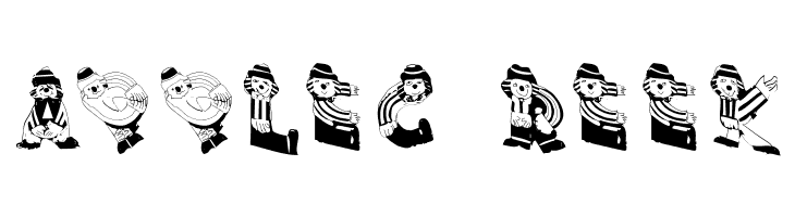 ClownsAlphaBeta  Free Fonts Download